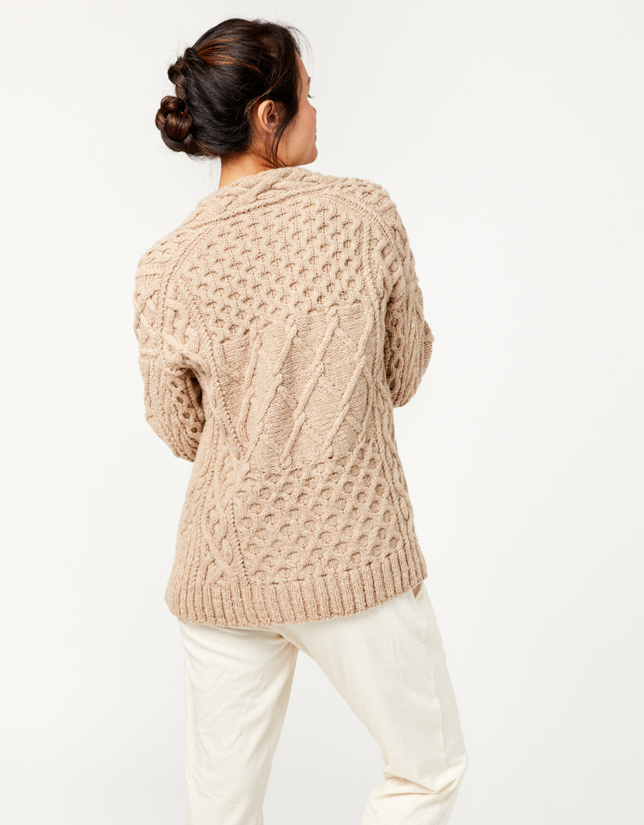 Crochet Shrug Bolero Sweater Pattern Cable Braided Crochet Pattern for  Women Aran Sweater Jumper PDF Download Women Clothes 