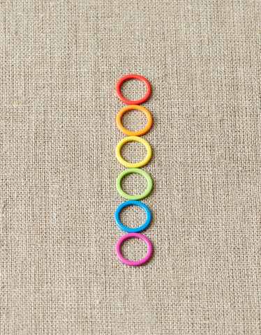 Colored Ring Stitch Markers

These ring stitch markers are brightly colored and easily seen when marking rounds, increases, decreases, and stitch patterns. Stitch markers accommodate up to US 13 / 9mm needle.

cocoknits.com