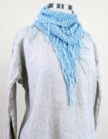 How To Add Fringe To A Knitted Scarf How To Knit Tassels On A Scarf