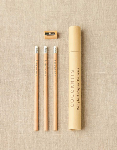 Recycled Paper Pencils (with sharpener!) [bundle of 5]
