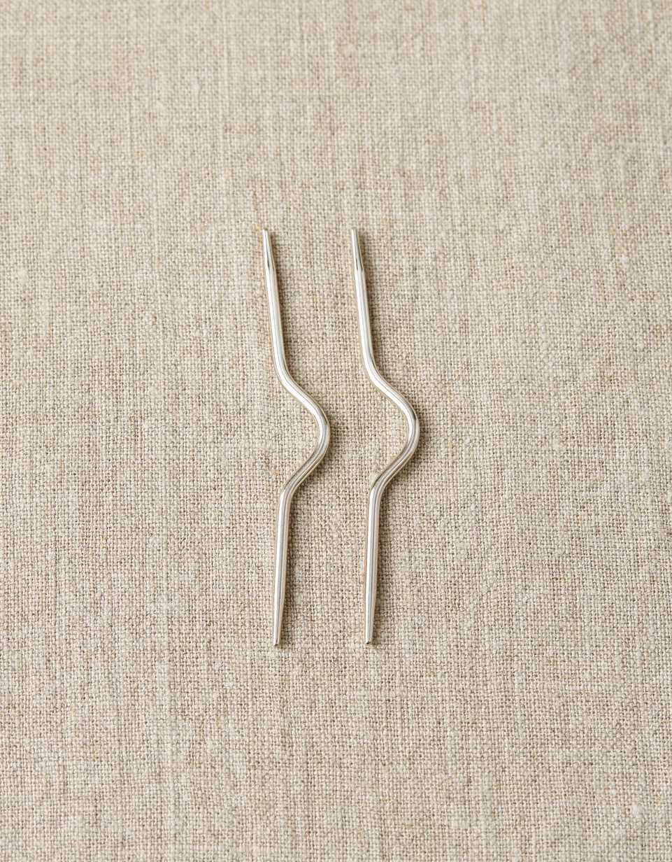 Grey aluminium knitting needles 40 cm - Prym | La Lainière de Wazemmes Grey aluminium knitting needles 40 cm - Prym | La Lainière de Wazemmes