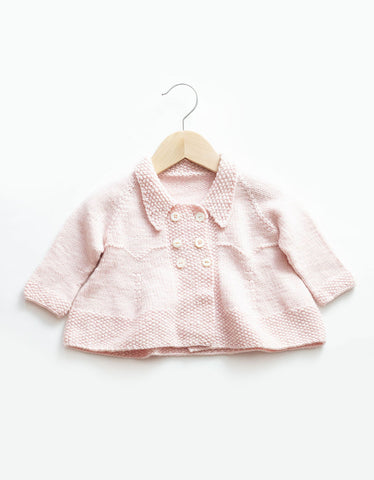 Baby Pink Coat Knit Pattern 