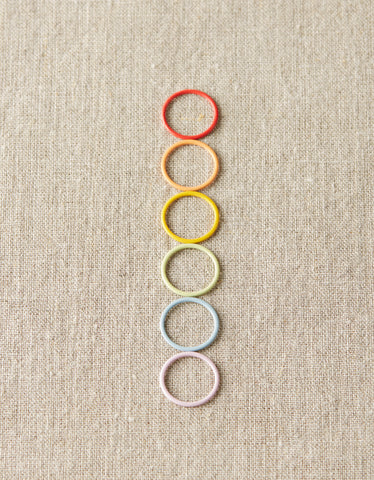 Colorful Ring Stitch Markers - Jumbo [bundle of 10]