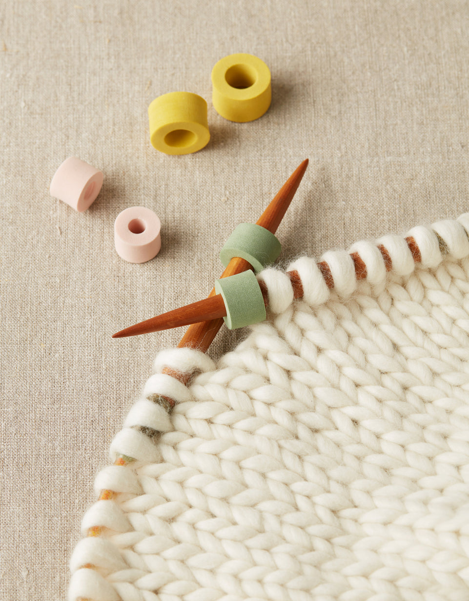 Cocoknits Stitch Stoppers in Neutral Colors - Knitting Tools