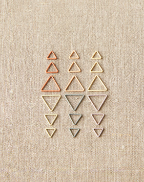 Triangle Stitch Markers - Earth Tones [bundle of 10]