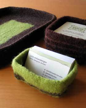 Felted Desk Accessories