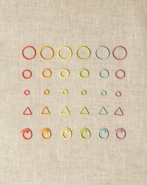 Flight of Stitch Markers [bundle of 5]