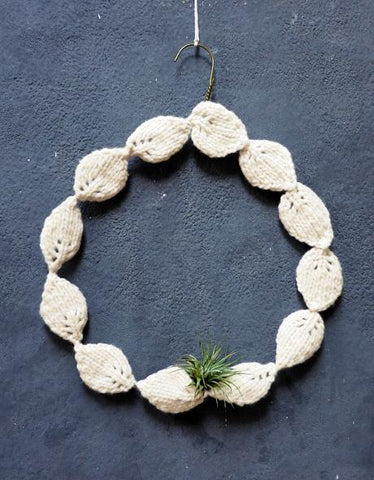 Knitted Wreath